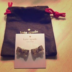 Kate spade bow earrings